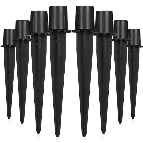 10pcs Ground Spikes Replacement Garden Solar Lights Stakes Metal Spikes Yard Spikes Pathway Lighting Spikes Replacement