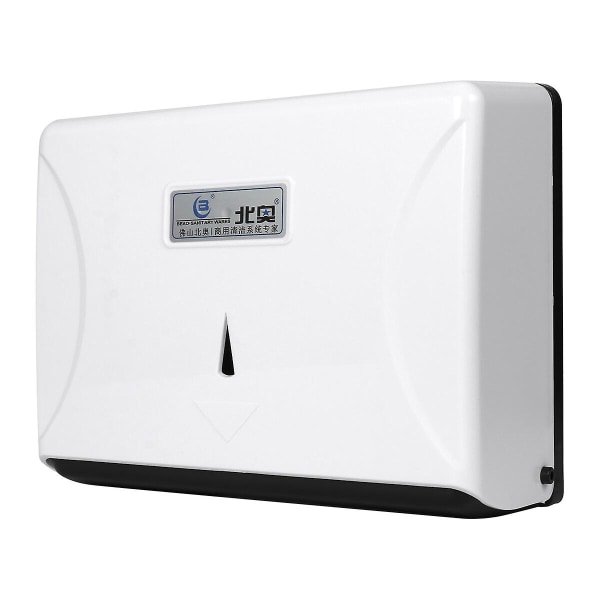 Toalettpappershållare Kökspappersautomat Toalettrullshylla Väggmonterad handduksautomat Wal White 26x10cm