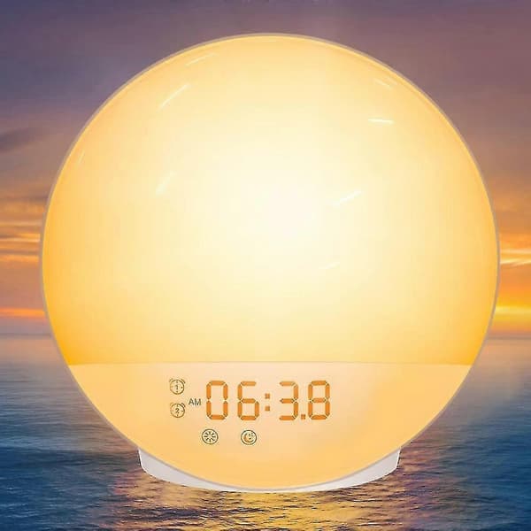 Sunrise Light Alarm Clock, Gradual Wake-Up Light Alarm Clock