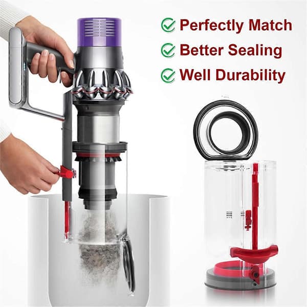 Dust Bin for V10 SV12 Vacuum Cleaner Replacement Dust Container Dust Collection Box Vacuum Cleaner A [DB]