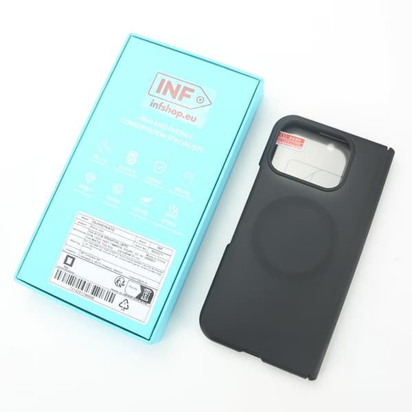 Google Pixel 10 Pro Fold Privacy Magnetic Case - Black PC Full Coverage with Built-in Screen Protector