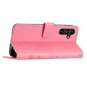 För Samsung Galaxy S24 FE Fodral PU Läder Plånboksfodral med Rem Style E Style E