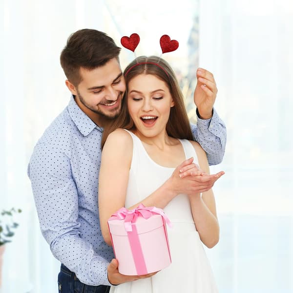 6 stk hjertehårbånd Valentinsdag nydelig hårfestival hodeplagg festutstyr