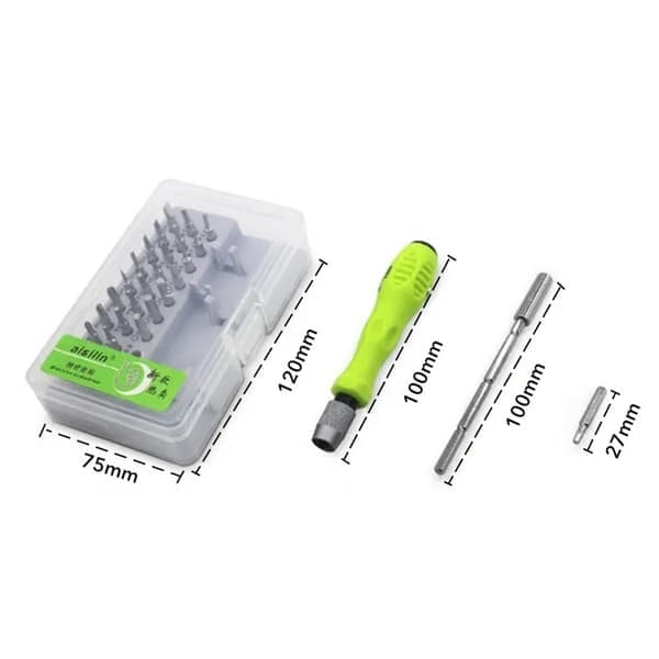 Lollanda 32-in-1 Mini Magnetic Screwdriver Set – Precision Tool for Mobile, iPad, and Camera