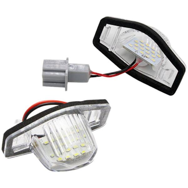 4X Fejlfri LED-nummerpladelygter til Fit Jazz