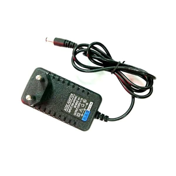 AC/DC 12V 1A Strømadapter Oplader med EU-stik til LED-lysstrimmel CCTV
