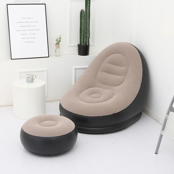 Oppustelig Luftlounge Foldsofa Foldsofa Foldsofa Justerbar Sofa Bed Soledad Foldsofa Oppustelig Recliner