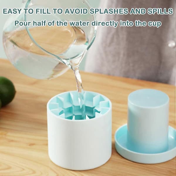 Silicone Ice Cube Maker Cup, Creative Design Ice Bucket Frozen Beverage Maker, Press-Type Easy Release Ice Maker Tray