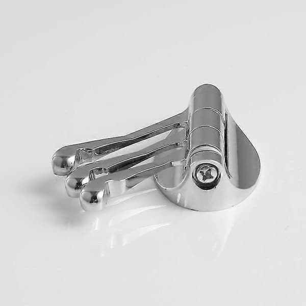 Solid Metal 180° Swivel Hook - Heavy Duty Foldable Swing Arm Triple Coat Hook with Multiple Foldable Arms for Door & Bathroom