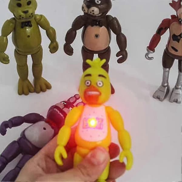5 st/set Five Nights At Freddys Actionfigurer Leksaker Samling Barn Julklapp