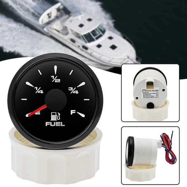 52 mm polttoainemittari autoon pölysuojalla ja taustavalolla - Autotarvikkeet