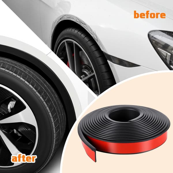 Universal Mudguard Extensions Car Wheel Arch Wing Spoiler Fender Lip Body Kit Protector Splash Guard Accessories