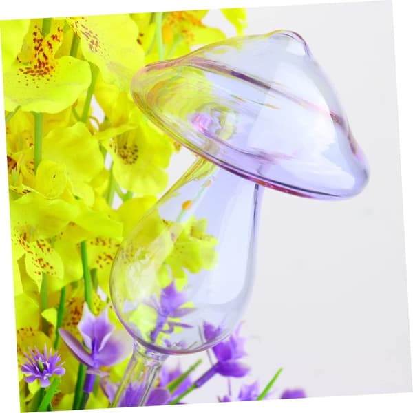Creative Automatic Watering Device for Plants, Purple, 7cm Diameter, 10cm Length, 27cm Height, for Decoration