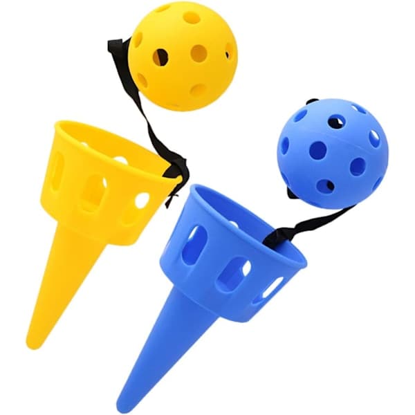 2 set kopp och boll spel Mini fångstboll leksak bollfångstkopp