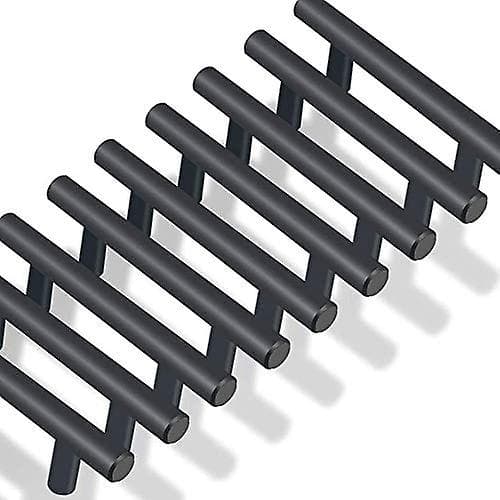 20-pak sorte køkkengreb i rustfrit stål (hulafstand: 64 mm)