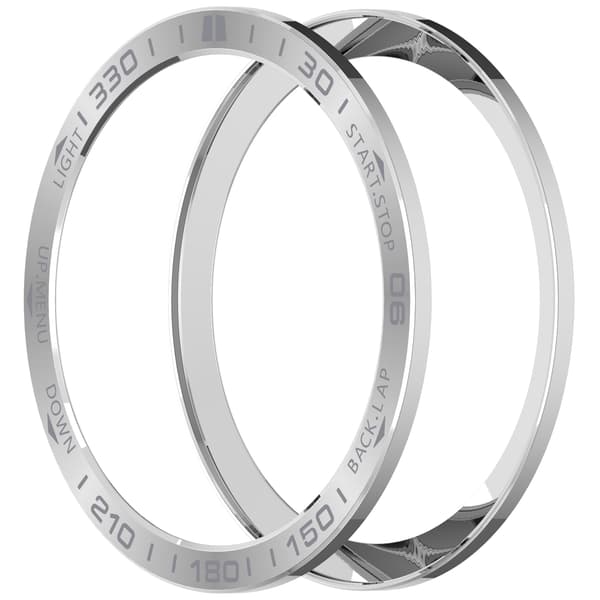 Sølvramme for Garmin Tactix 8 51mm Solar Edition