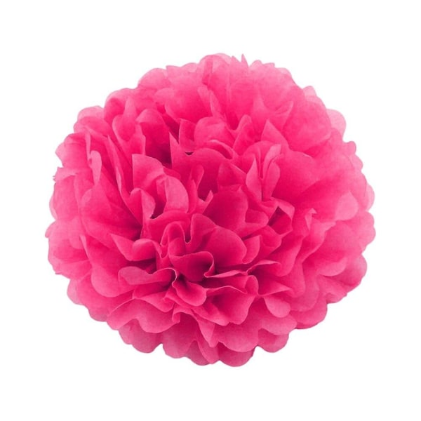 5 st 15 cm Papperspompoms Blomboll Pompoms Fest Bröllop Scen Layout Pappersblomma Boll Semester Dekoration Rosy