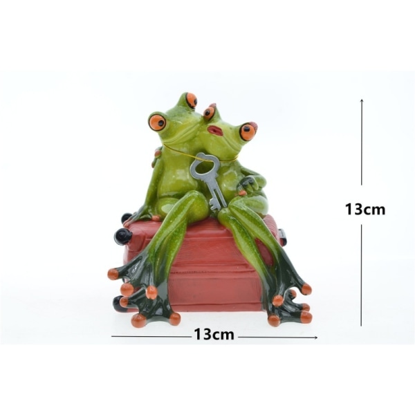 Selfie Nurmikkopatsas Figuriini Sisustus pieni olohuone Glory Frog Figuurit