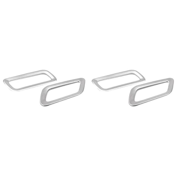 2X Luftkondisjoneringsutløpsramme for XC60 2012-2017 Tilbehør Klistremerke Trim Interiør