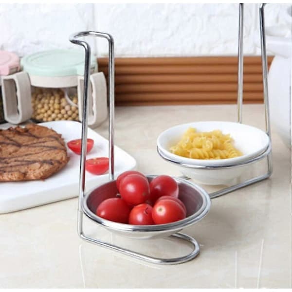 Skeholder Suppeøseholder Køkken Rustfrit Stål Suppeøse Bedste Suppeøse Dørslag Holder Stativ Suppeøseholder Slevholder Stativ