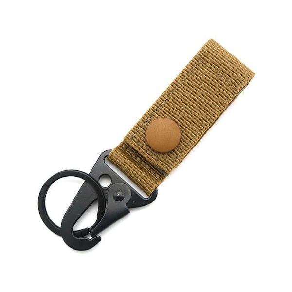 4 stk. Forstørrede Munde Klips Hæk Heavy Duty Snap Hooks Sling Klips til Paracord Udendørs Taske Rygsæk - Fire farver
