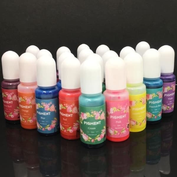 Græsgrøn krystal epoxy pigment UV-harpiksfarve til DIY, håndværk, kunst og håndværk, farvning, tør[DB]