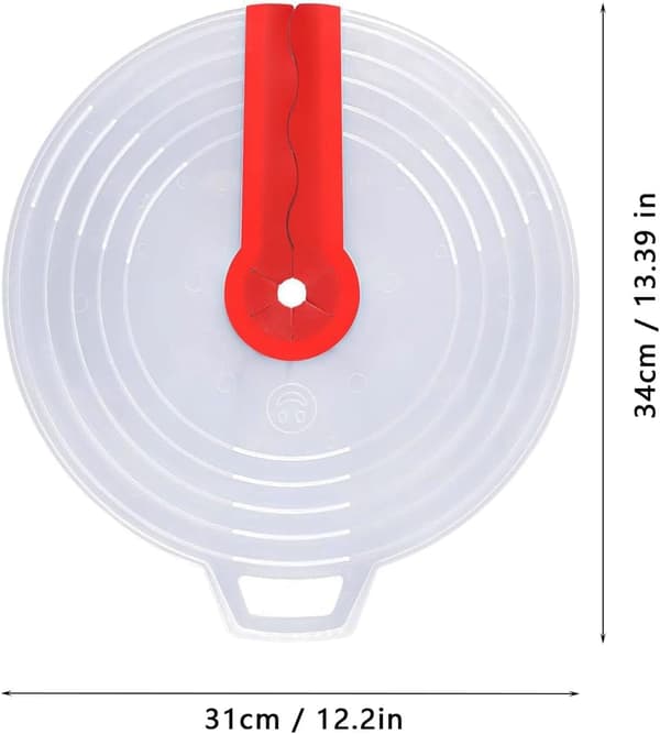 2-pack mixer splash guard lid, splash-proof scald lid, splash-proof lid, silicone splash guard, 31x34 cm