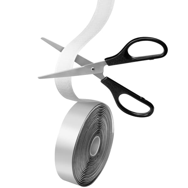Velcro dobbeltklæbende 25mm 5 meter Hvid Vit