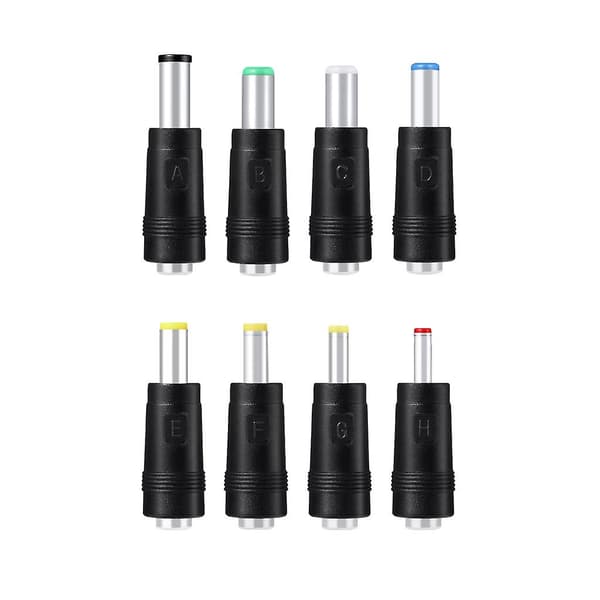 8-in-1 5V USB - DC 5.5x2.1mm liitin latauskaapeli tuulettimelle