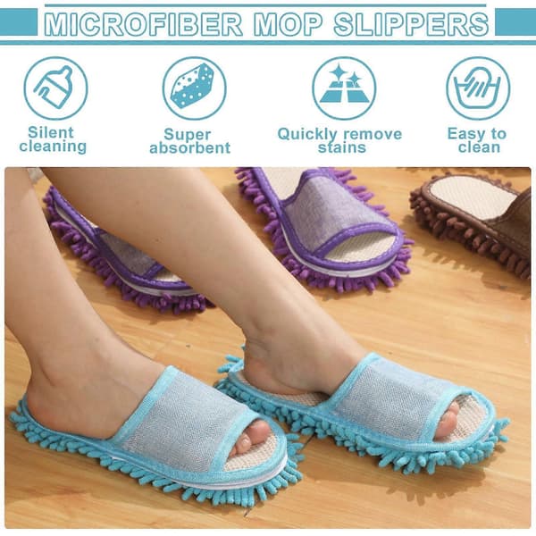 4 st Ångmopp Pad Mikrofiber Tvättbar Stark Vattenabsorption Snabbtorkande Moppdynor för Vileda