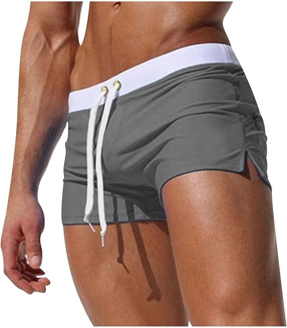 Men's Swim Trunks, Classic Mesh Lined Swim Shorts, Quick Dry Beach Shorts