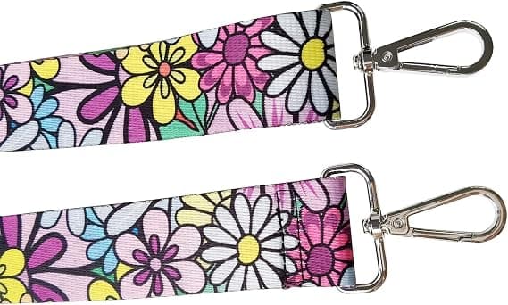 Adjustable Replacement Strap 3.8cm (Yellow+Pink) Wide Shoulder Strap for
