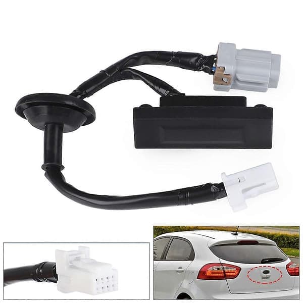Tailgate Button 81260 1W230 81260-1W230 Compatible with Kia Rio Hatchback 2012-2017 Tailgate Black