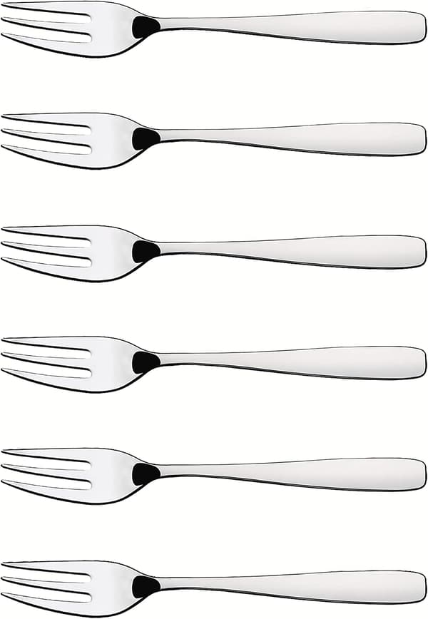 Essensielle dessertgafler, rustfritt stål
