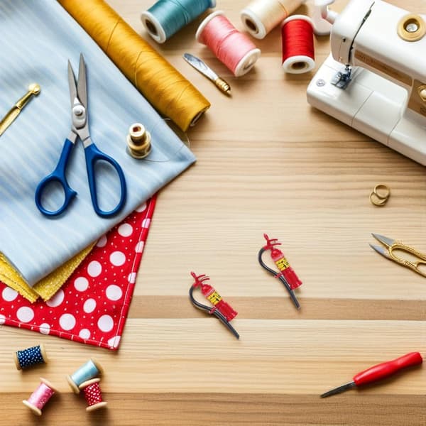 Brandsläckare Nyckelring Berlock Hänge 10st 3d Metall Röd Mini