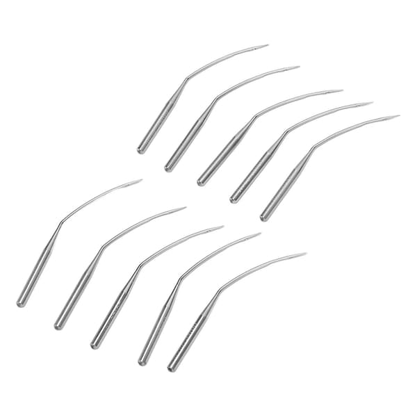 Blindsting Kurve Synål Størrelse 10/70 10 Stk Stål Robuste Nåle til Reparation Udskiftning