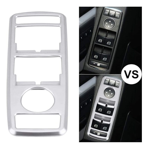 Window Switch Button Cover, Car Window Lift Panel Trim ABS