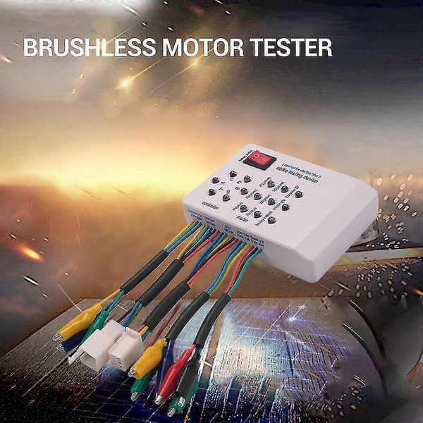 24v/36v/48v/60v/72v Elbil E-cykel Scooter Børsteløs Motor Controller Tester