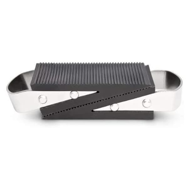 Door Stop with Stainless Steel Look Handle, 2-Pack