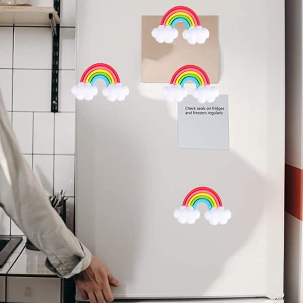 Silikon 3D Tecknad Kylskåpsmagneter Dekorativa Kylskåpsmagneter Rai