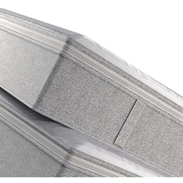 Foldable Under Bed Storage Bins, Large Underbed Storage Containers, Thick Breathable Zippered Storage Bags