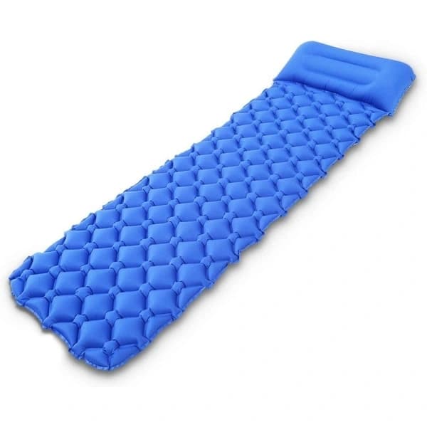 Inflatable sleeping pad, inflatable camping air mattress