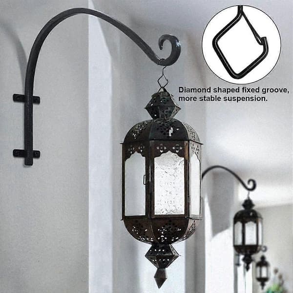12 Pieces S-Hooks with Loop, 101mm Heavy Duty Metal S-Hook, Multi-function Hook, for Kitchen, Bathroom, Bedroom and Office (Black)