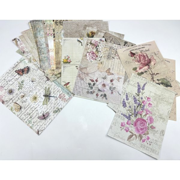 Vintage Scrapbook papper Modell 2