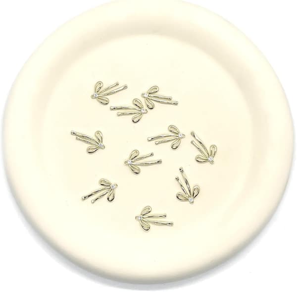 10PCS Guldbågberlocker 10PCS