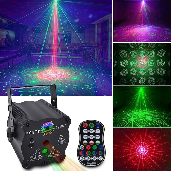 Juhlavalot Dj Disco Lights, Ääniaktivoidut valot kaukosäätimellä Dance Party Karaoke Living Room Pub