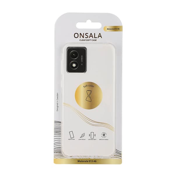 Mobilskall TPU Transparent - Motorola Moto E13 4G