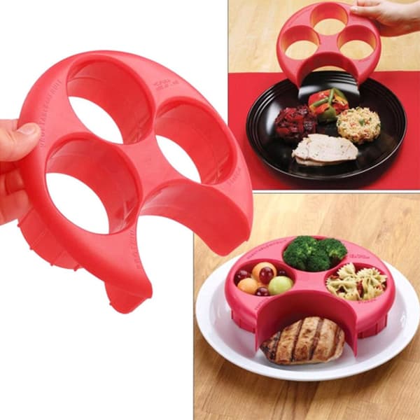 Food Divider, Plate Divider, Food Fixing Plates, Portion Divider