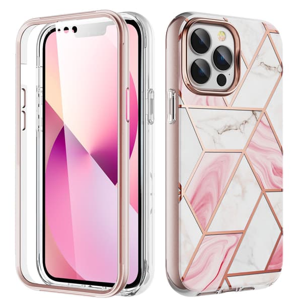 (Marmor) Skal til iPhone 13 Pro (6,1\")