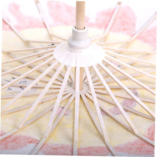 DIY Tegneparaply Uferdig Tom Papirparaply for Gutter og Jenter Håndverksmateriale Malesett